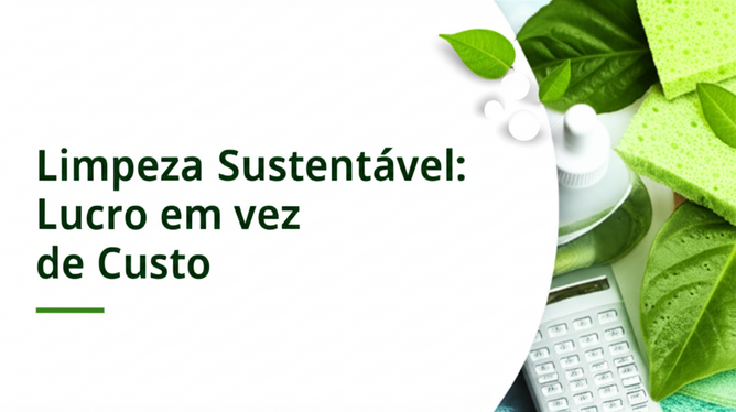 Limpeza Sustentável: Lucro em vez de Custo