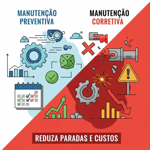 Manutenção Preventiva vs. Corretiva: Reduza Paradas e Custos