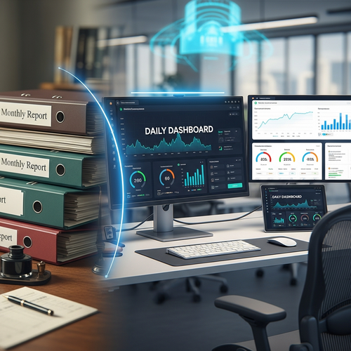 Do Relatório Mensal ao Dashboard Diário: A Evolução da Gestão de Facilities