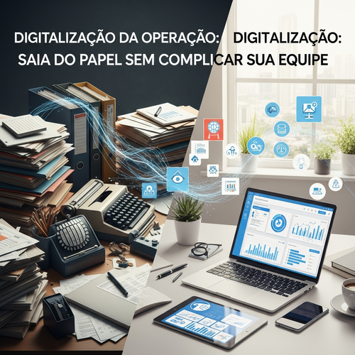 Digitalização da Operação: Saia do Papel Sem Complicar sua Equipe