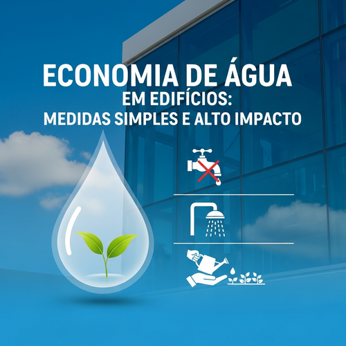 Economia de Água em Edifícios: Medidas Simples e Alto Impacto